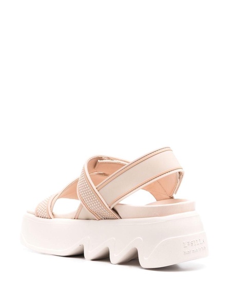 platform touch-strap sandals