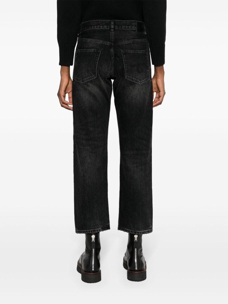 high-rise cropped jeans 