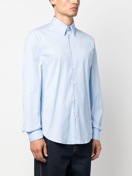 long-sleeve poplin shirt