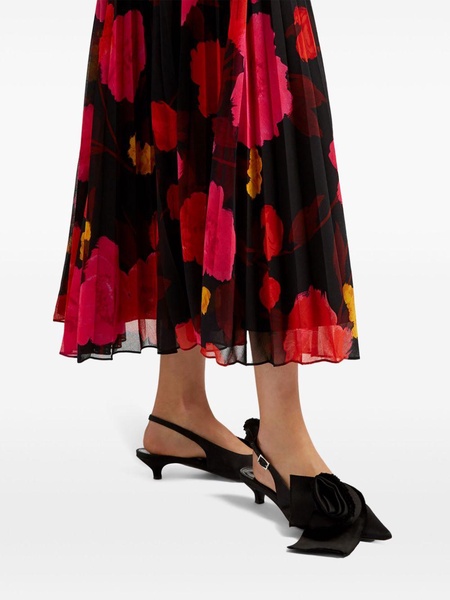 Pleated Midi Skirt