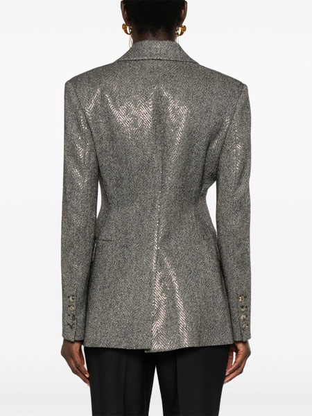 rhinestone-embellished blazer