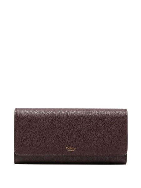 foldover leather wallet