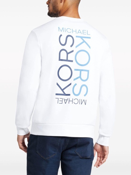 logo-appliqué knitted sweatshirt