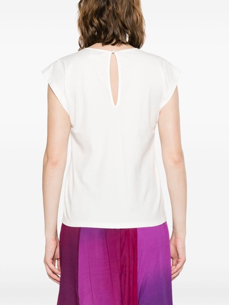 sleeveless cotton T-shirt