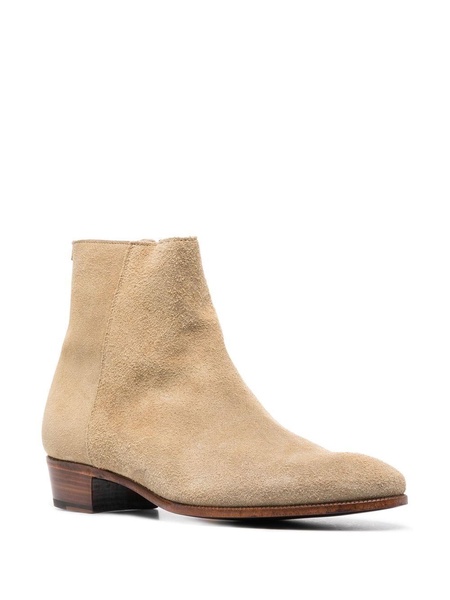 almond-toe ankle boots 