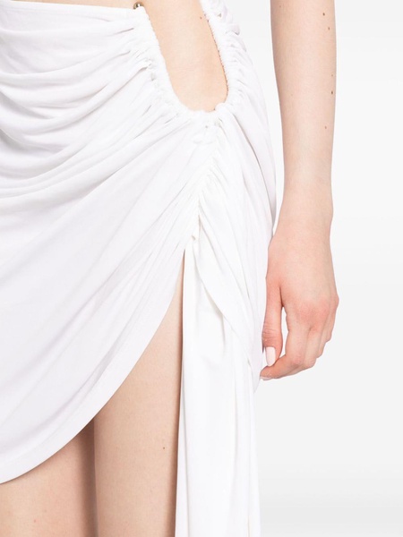 Arced Palm mini skirt