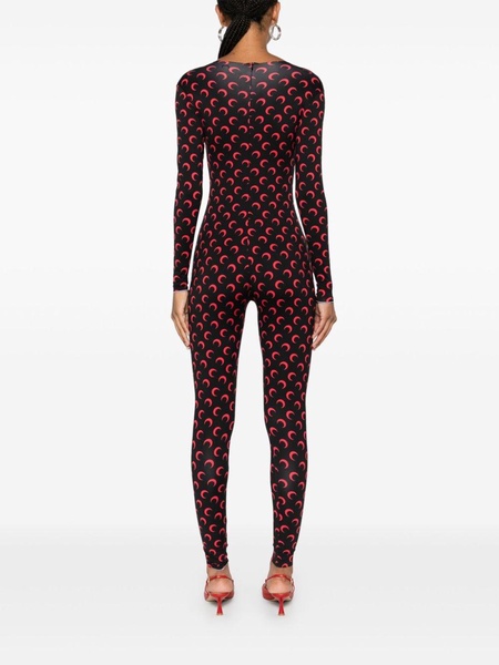 moon-print jumpsuit