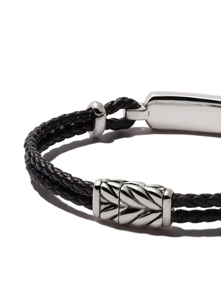 Exotic Stone Bar Station onyx leather bracelet