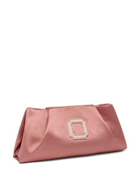 Vittoria satin clutch bag