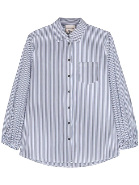 striped poplin shirt