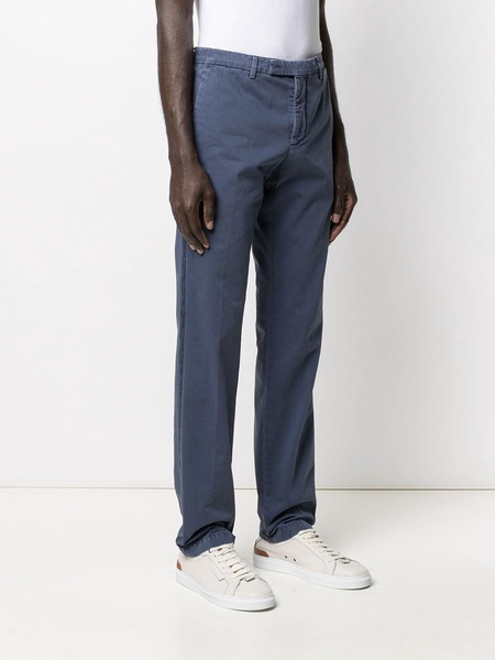 mid-rise straight-leg trousers