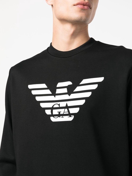 logo-print cotton sweatshirt