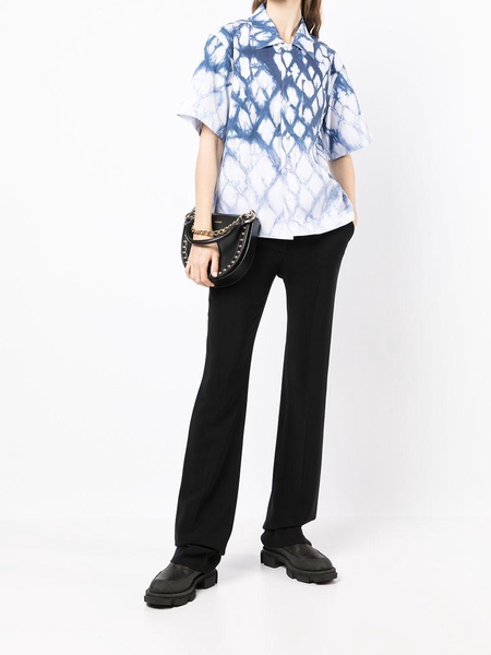 Shibori short-sleeve shirt