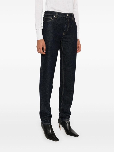 low tapered jeans