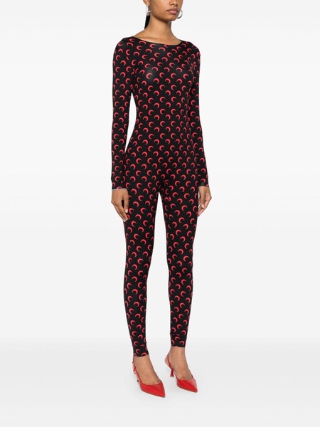 moon-print jumpsuit