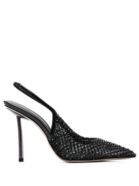 Gilda mesh-panel pumps