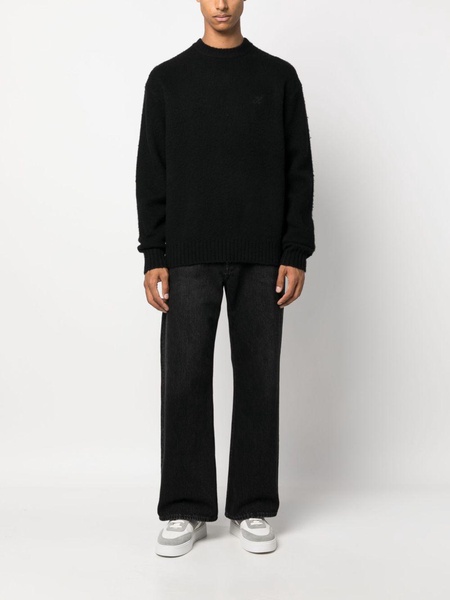 crew-neck merino-wool jumper