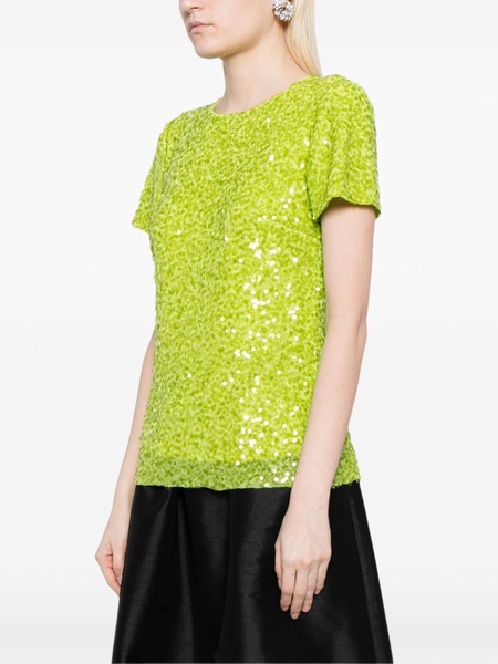 Veronica sequin-embellished T-shirt