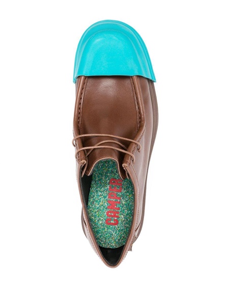 Junction leather derby shoes