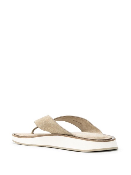 Parker suede thong sandals