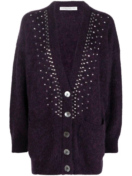 stud-embellished cardigan 