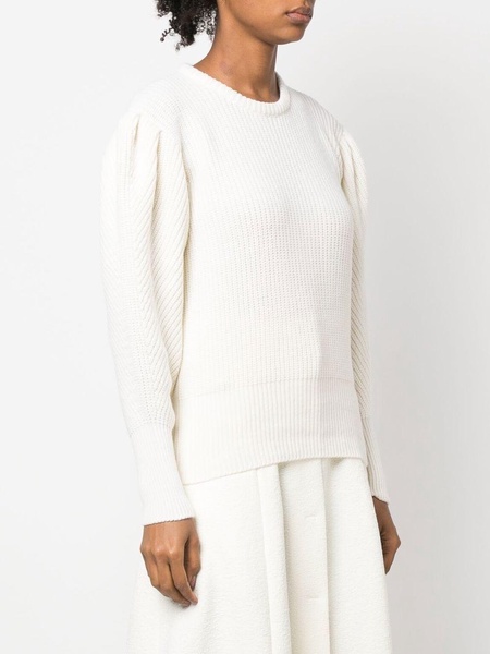 chunky ribbed-knit jumper