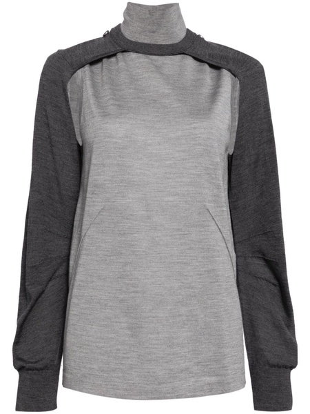 apex shrug turtleneck sweater