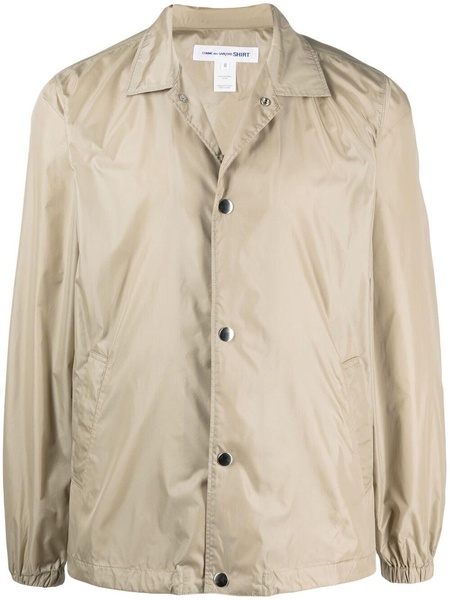 drawstring-waist lightweight jacket