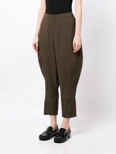 bell-shape cropped trousers