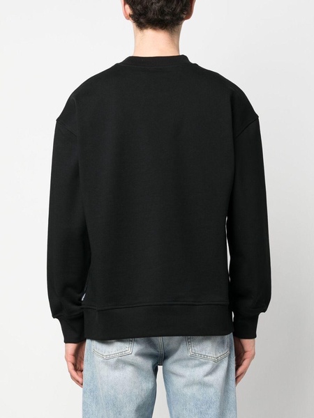 chest logo-patch detail sweatshirt