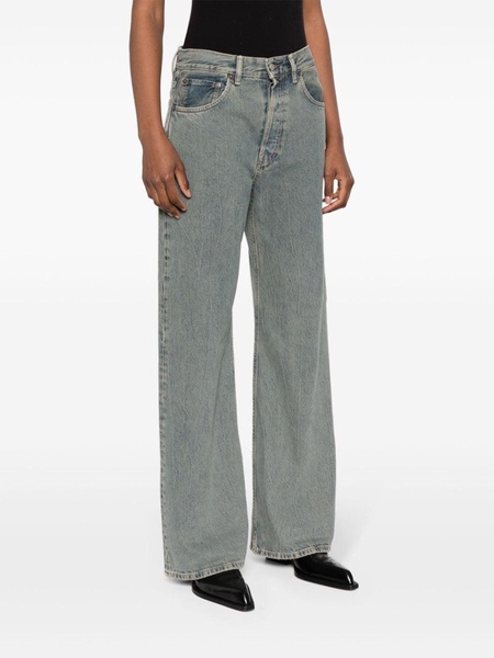 mid-waist wide-leg jeans 