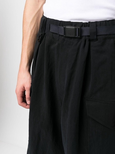 belted Bermuda cargo shorts