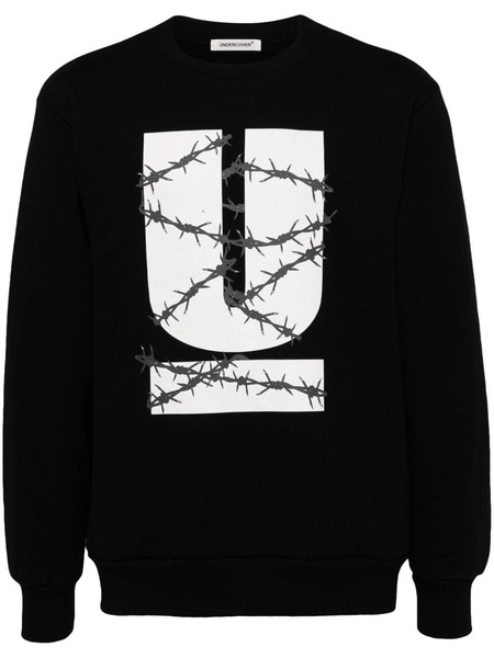 logo-print cotton sweatshirt