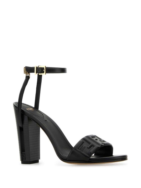 95mm Delfina leather sandals