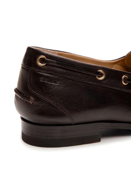 Plume leather loafers