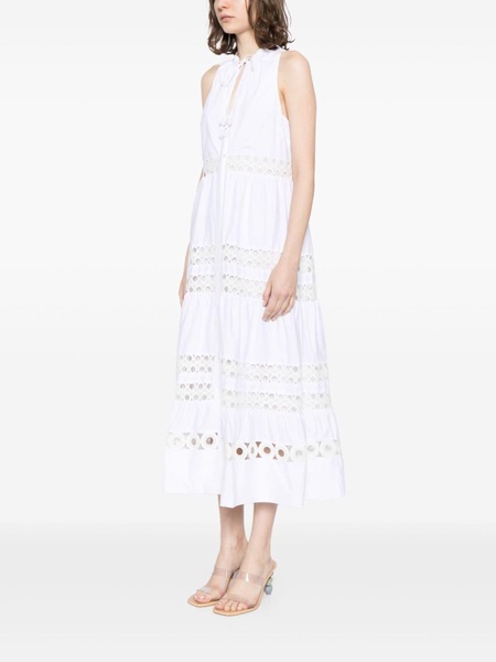 Positano embroidered cotton dress 