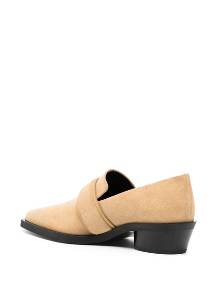 suede loafers