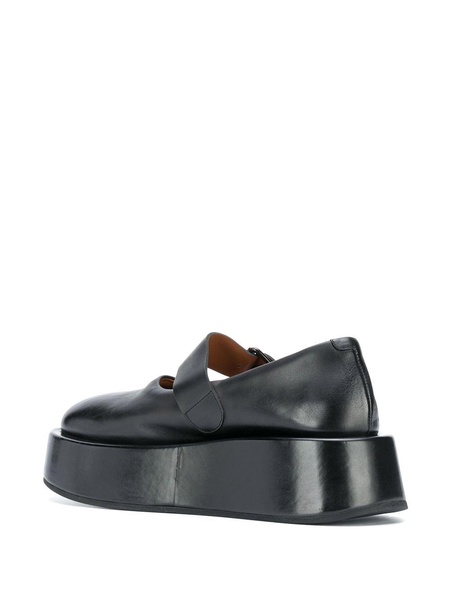 strapped platform oxford shoes 