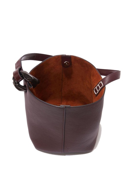 small Corner leather bucket bag