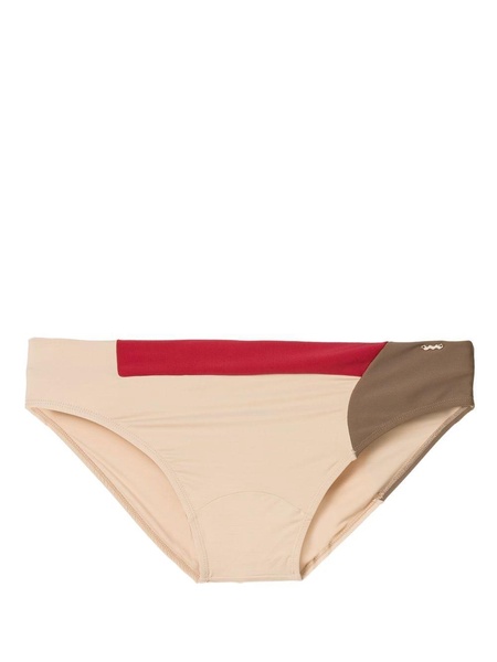 colour-block swim briefs