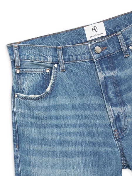 Roy mid-rise straight jeans