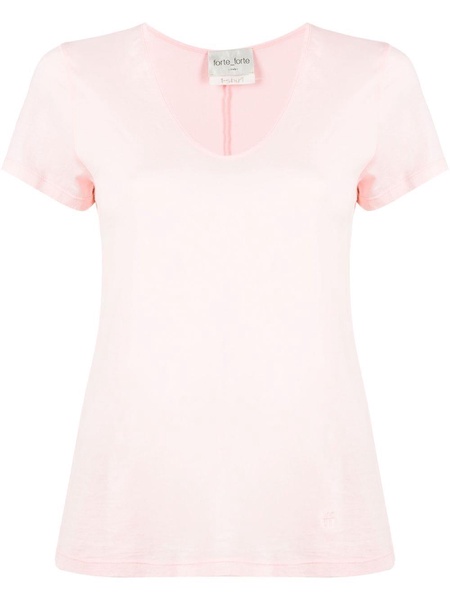 scoop-neck T-shirt