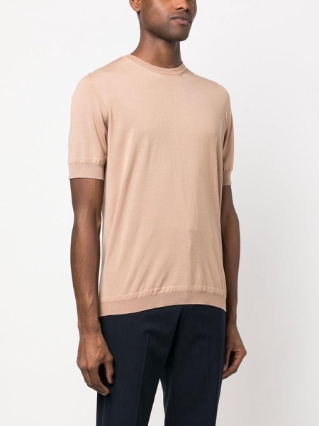 merino-wool crewn-neck T-shirt