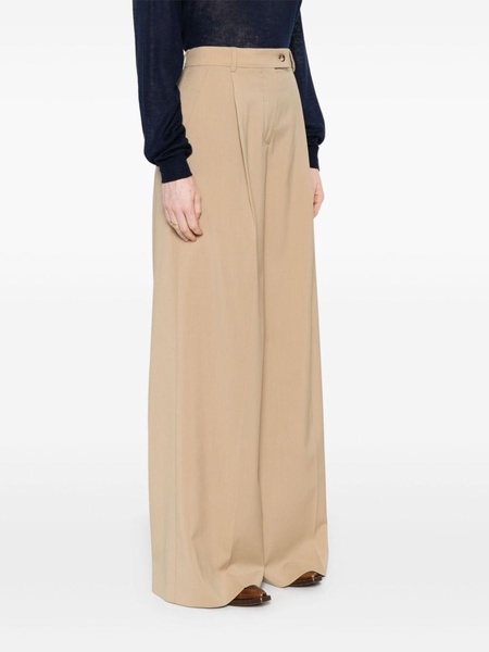 mid-rise palazzo trousers 