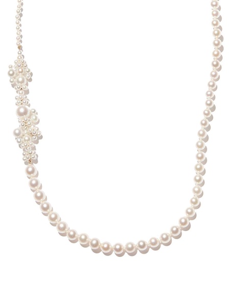 14kt yellow gold Peggy Fontaine pearl necklace