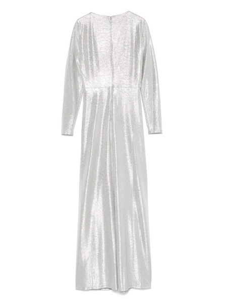 twist-detail gown