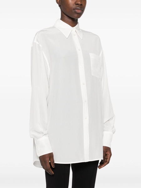 crepe de chine silk shirt