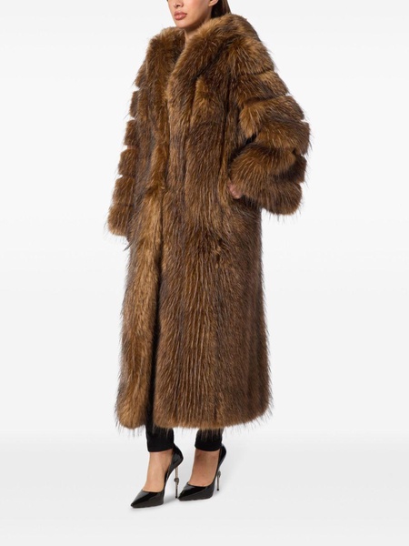 faux-fur coat