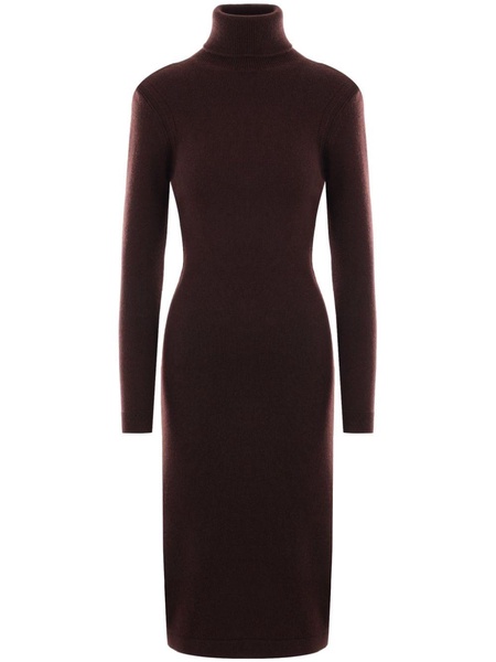 knit cashmere midi dress