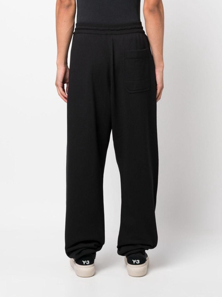 logo-patch cotton track pants